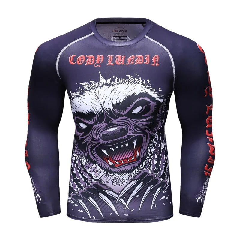 Rashguards - diverse bekannte Designs - Langarm