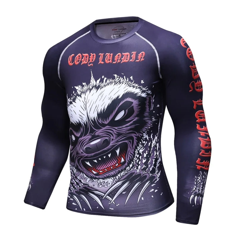 Rashguards - diverse bekannte Designs - Langarm