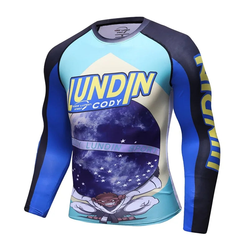 Rashguards - diverse bekannte Designs - Langarm