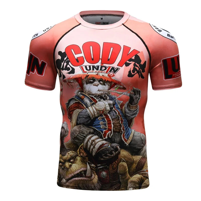 Rashguards - diverse bekannte Designs - Kurzarm