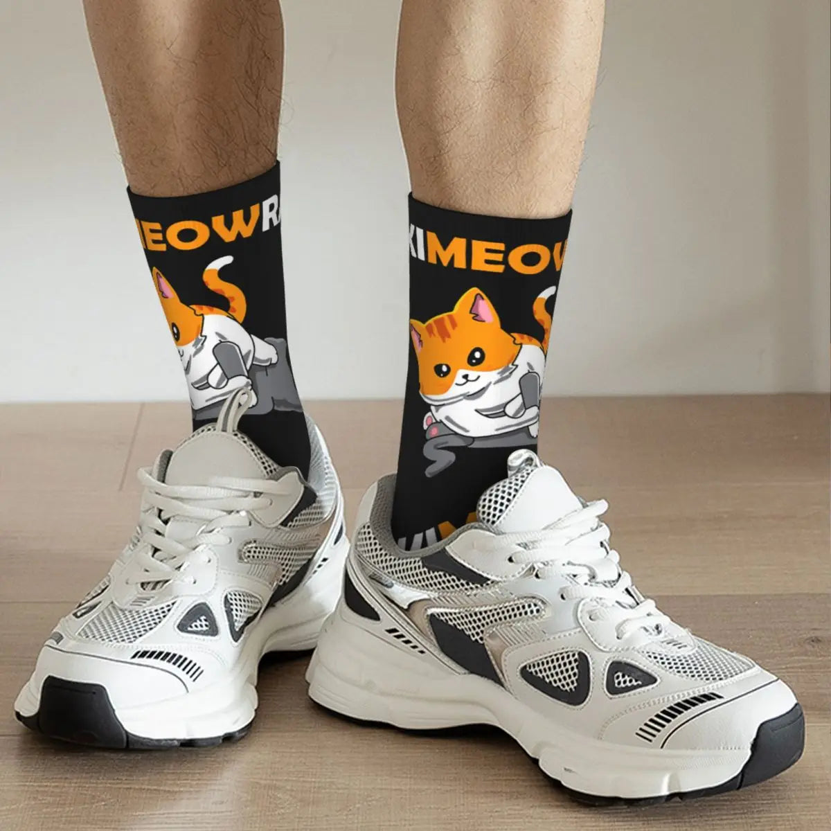 BJJ Funny Cat "Kimeowra" Socken