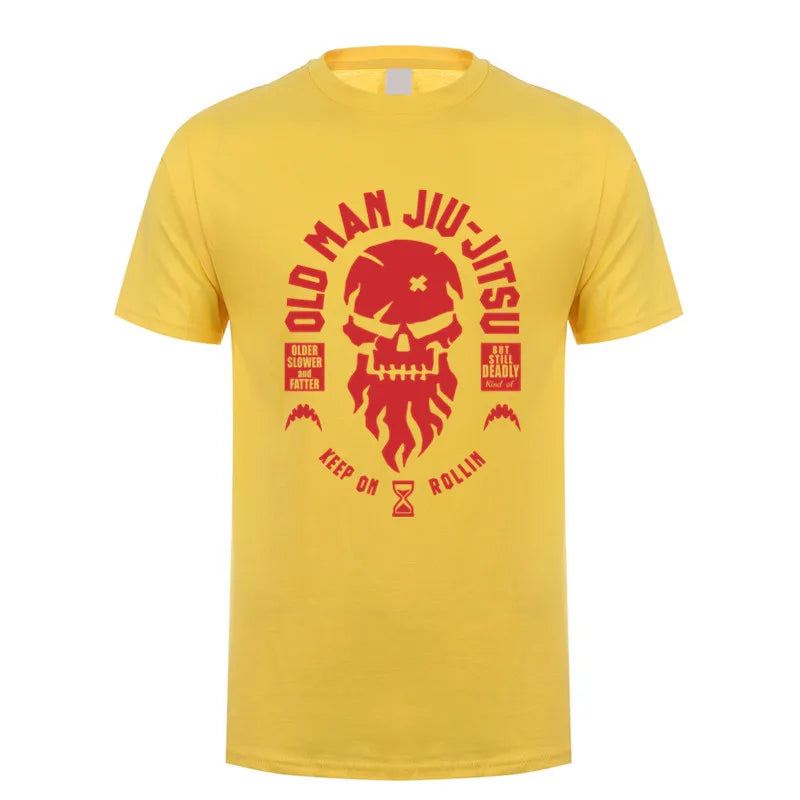 BJJ T-Shirt "Old Man Jiu Jitsu" - verschiedene Farben