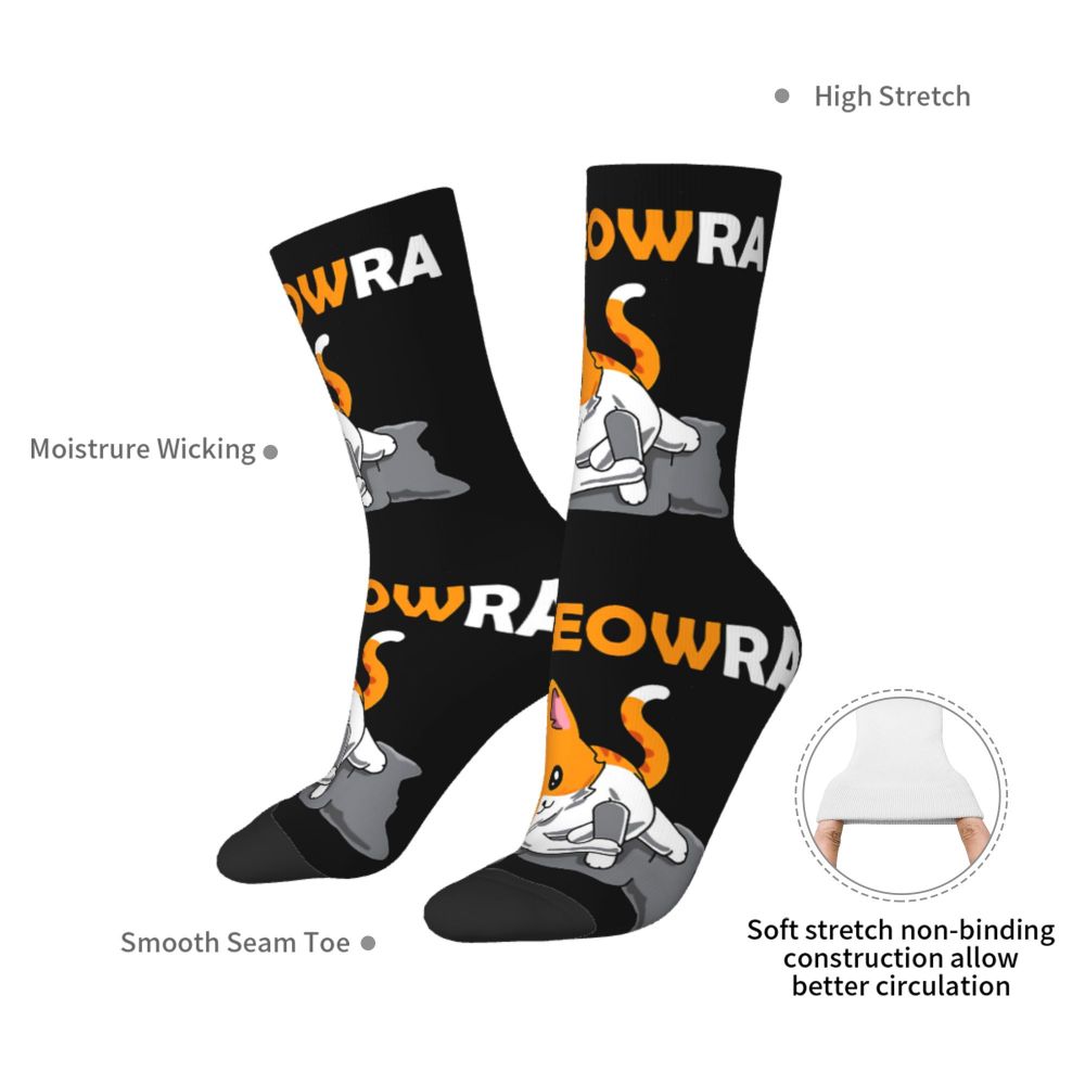 BJJ Funny Cat "Kimeowra" Socken