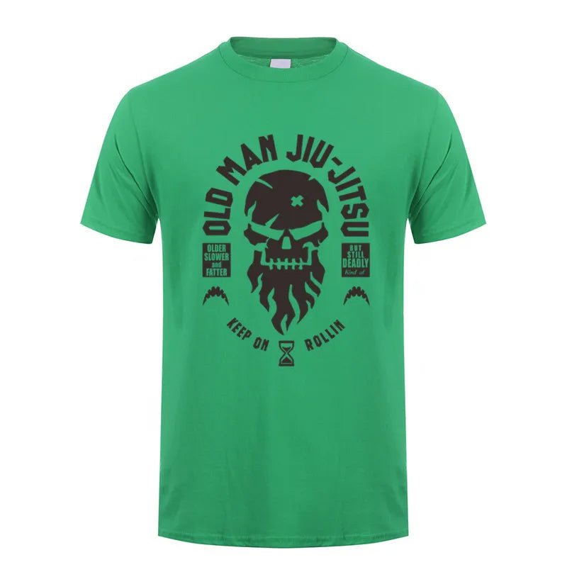 BJJ T-Shirt "Old Man Jiu Jitsu" - verschiedene Farben