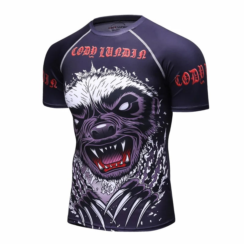 Rashguards - diverse bekannte Designs - Kurzarm