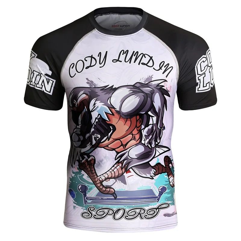 Rashguards - diverse bekannte Designs - Kurzarm